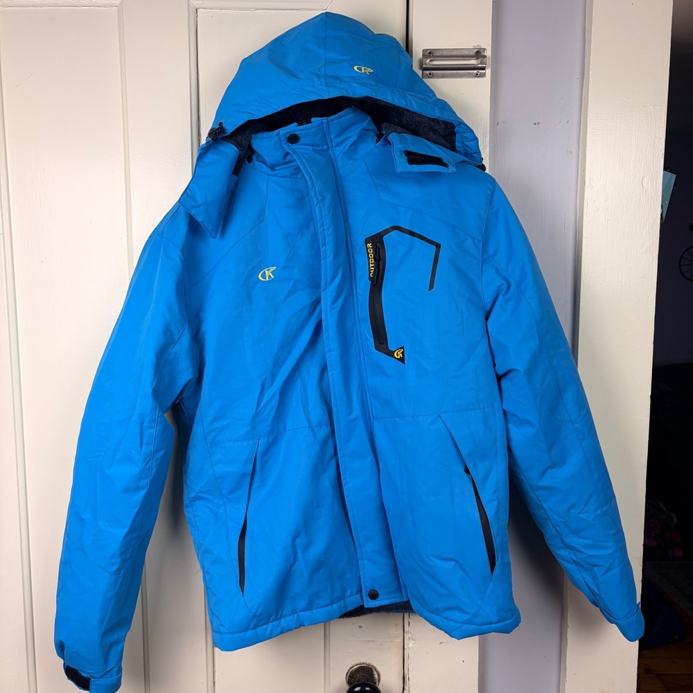 CK Outdoor‎ Jackets Mens S Blue Water Resistant Vogue Oscillator Winter Ski Coat